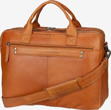 The Chesterfield Brand Document Bag 'Jackson' in Brown: front