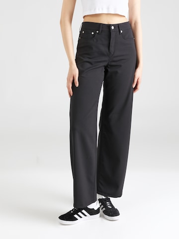 DRYKORN Wide leg Jeans 'MEDLEY' in Zwart: voorkant