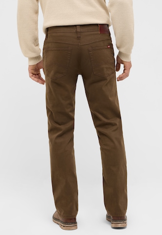 MUSTANG Regular Trousers in Brown