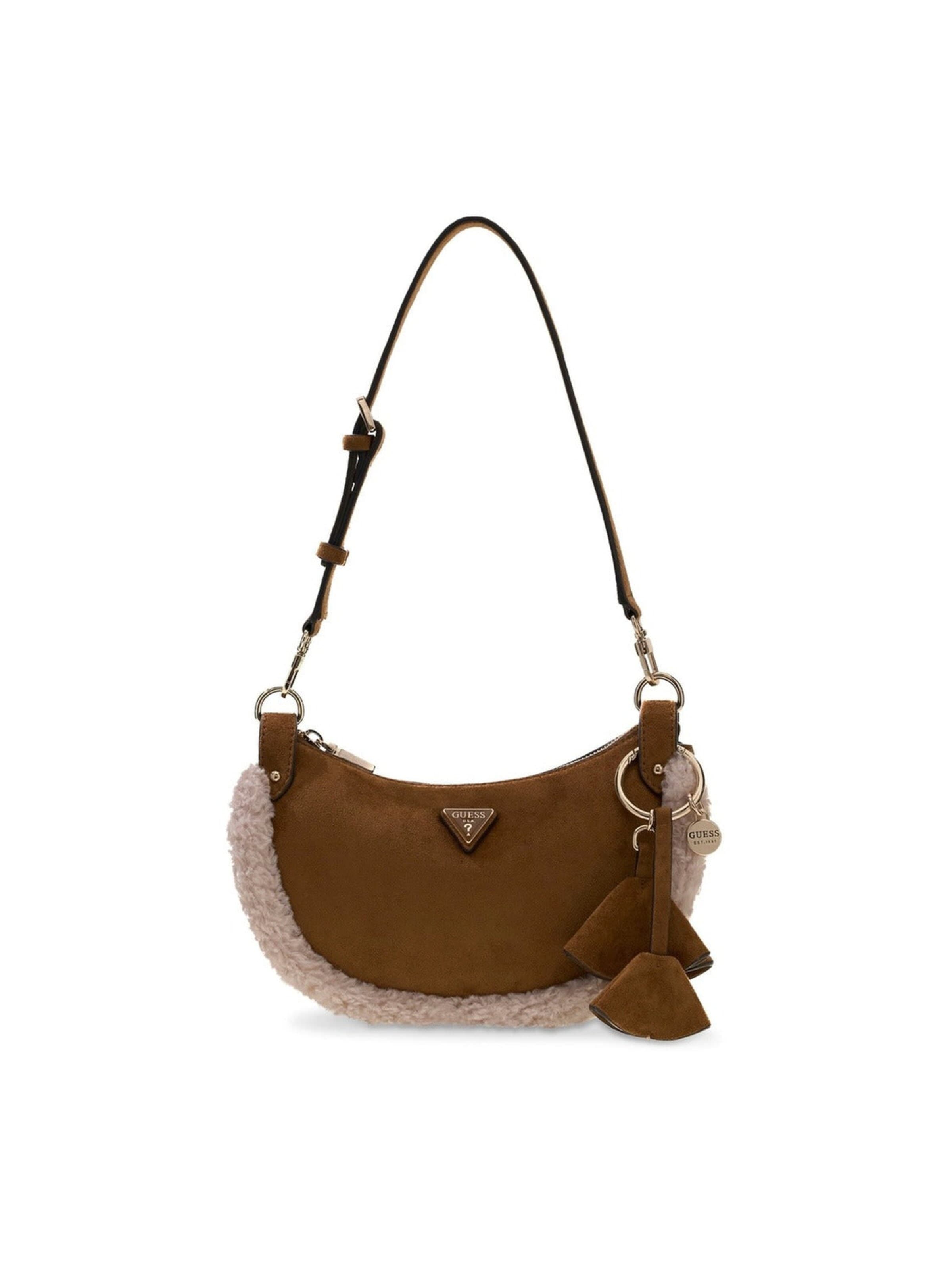 GUESS Taška cez rameno 'Guess Sac Bandoulière Katie Cognac' - Hnedá