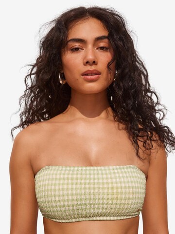 Next Bandeau Bikinitop in Grün: Vorderseite