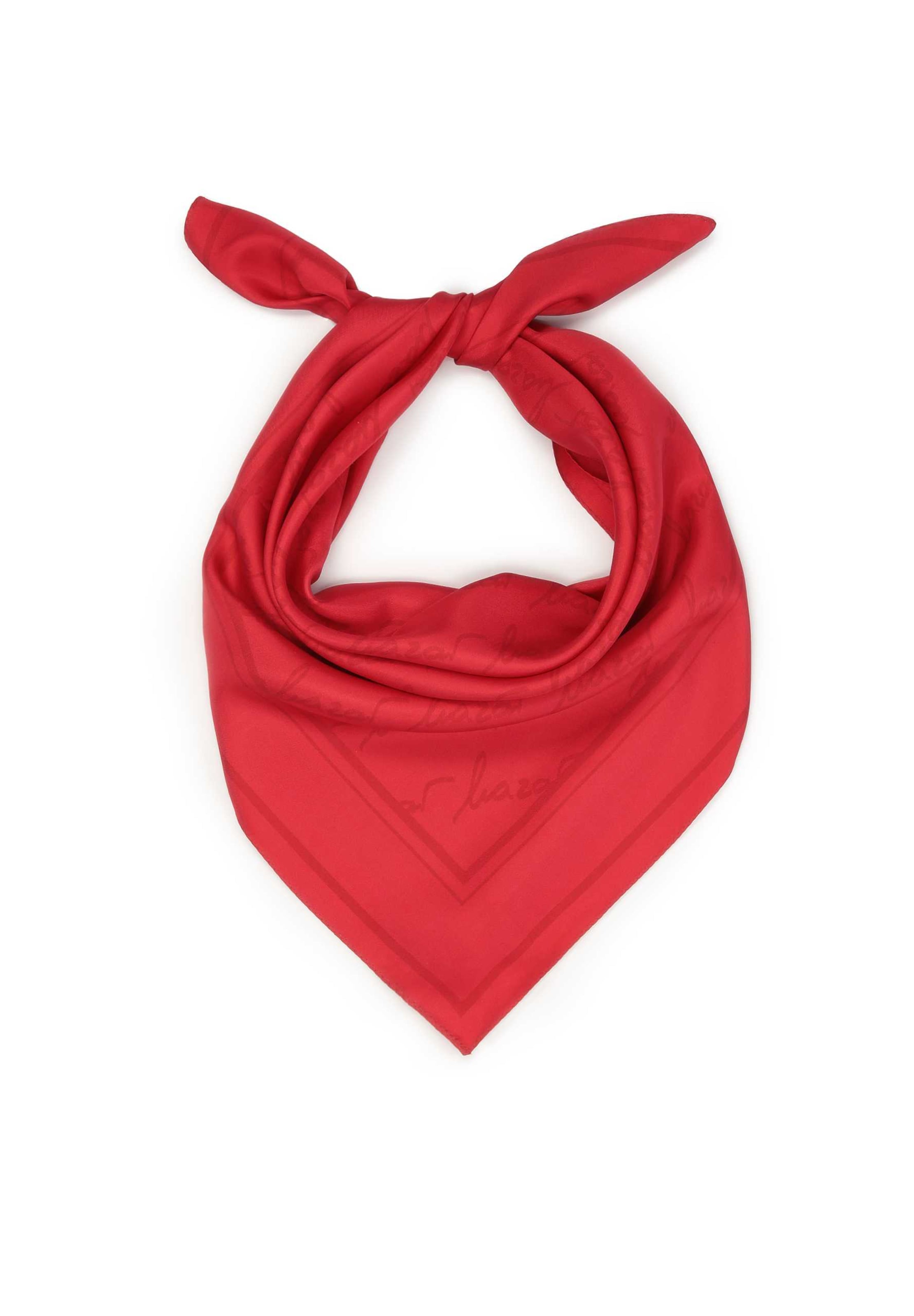 Foulard di Kazar in rosso: frontale