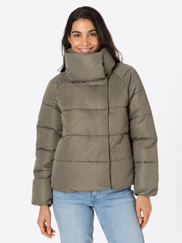 ONLY Winter Jacket 'NEW JUNE' in Green: front