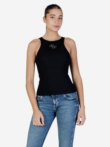 Top 'W6RP39 KD092' di GUESS in nero: frontale