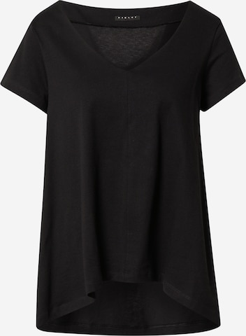 Tricou de la Sisley pe negru: față