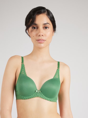 TRIUMPH Σουτιέν για T-Shirt Σουτιέν 'Aura Spotlight T' σε πράσινο: μπροστά
