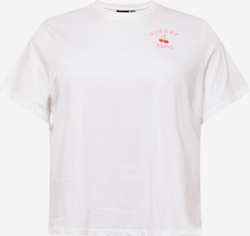 PIECES Curve - Camiseta 'PCKILANA' en blanco: frente
