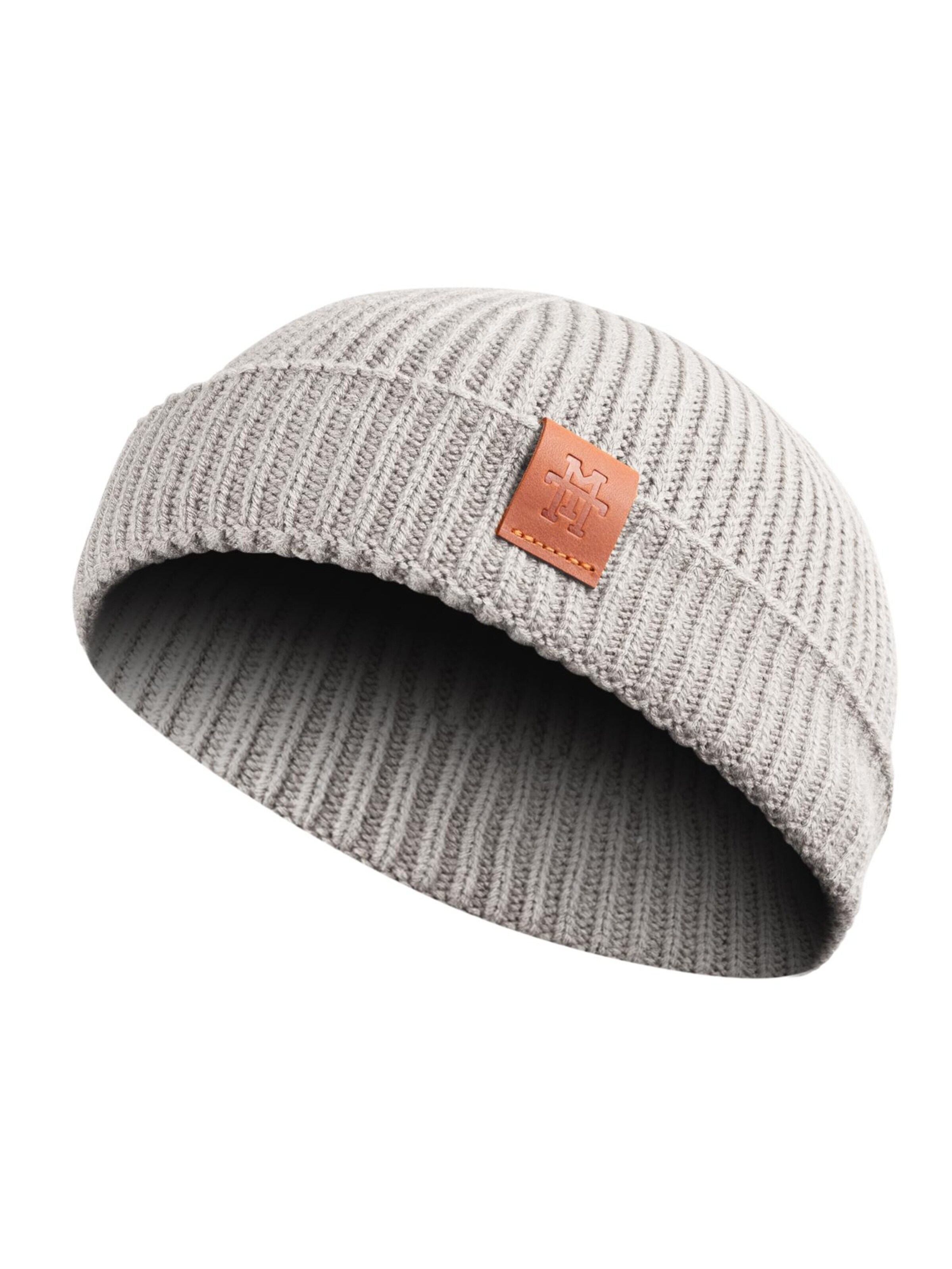 Manufaktur13 Beanie 'Fishermans' in Grey: front