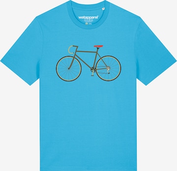 Maglietta ' Fahrrad ' di Watapparel in blu: frontale