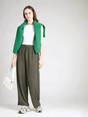 VERO MODA Широкий Штаны 'VMLUNA' в Зеленый