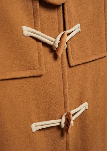 MANGO Between-Seasons Coat in Brown