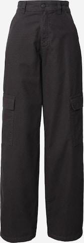 Loosefit Pantalon cargo 'Donna' Dr. Denim en noir : devant