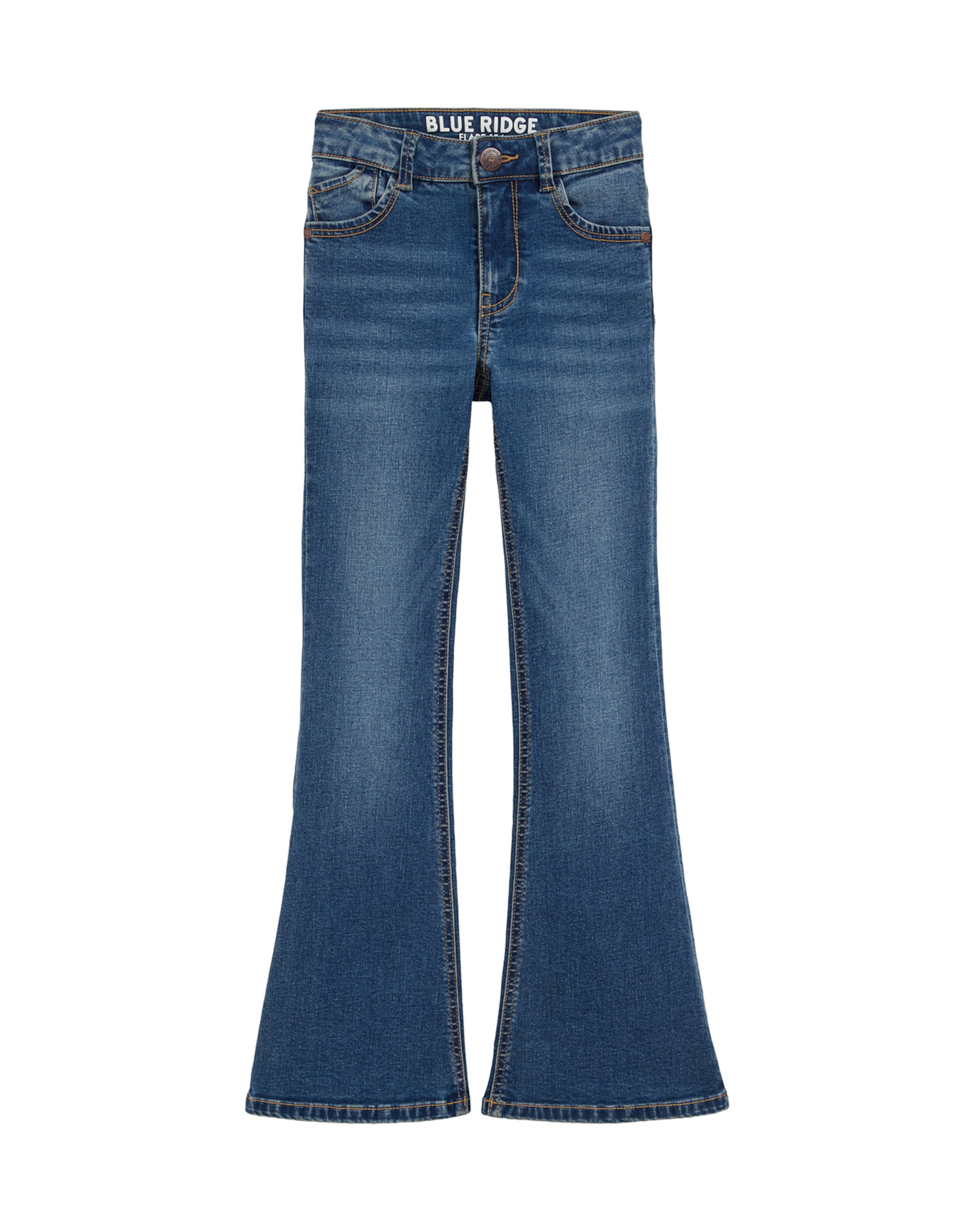 Flared Jeans di WE Fashion in blu: frontale
