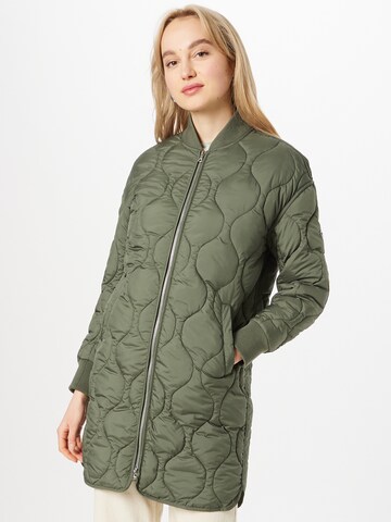 Superdry Přechodný kabát – zelená: přední strana