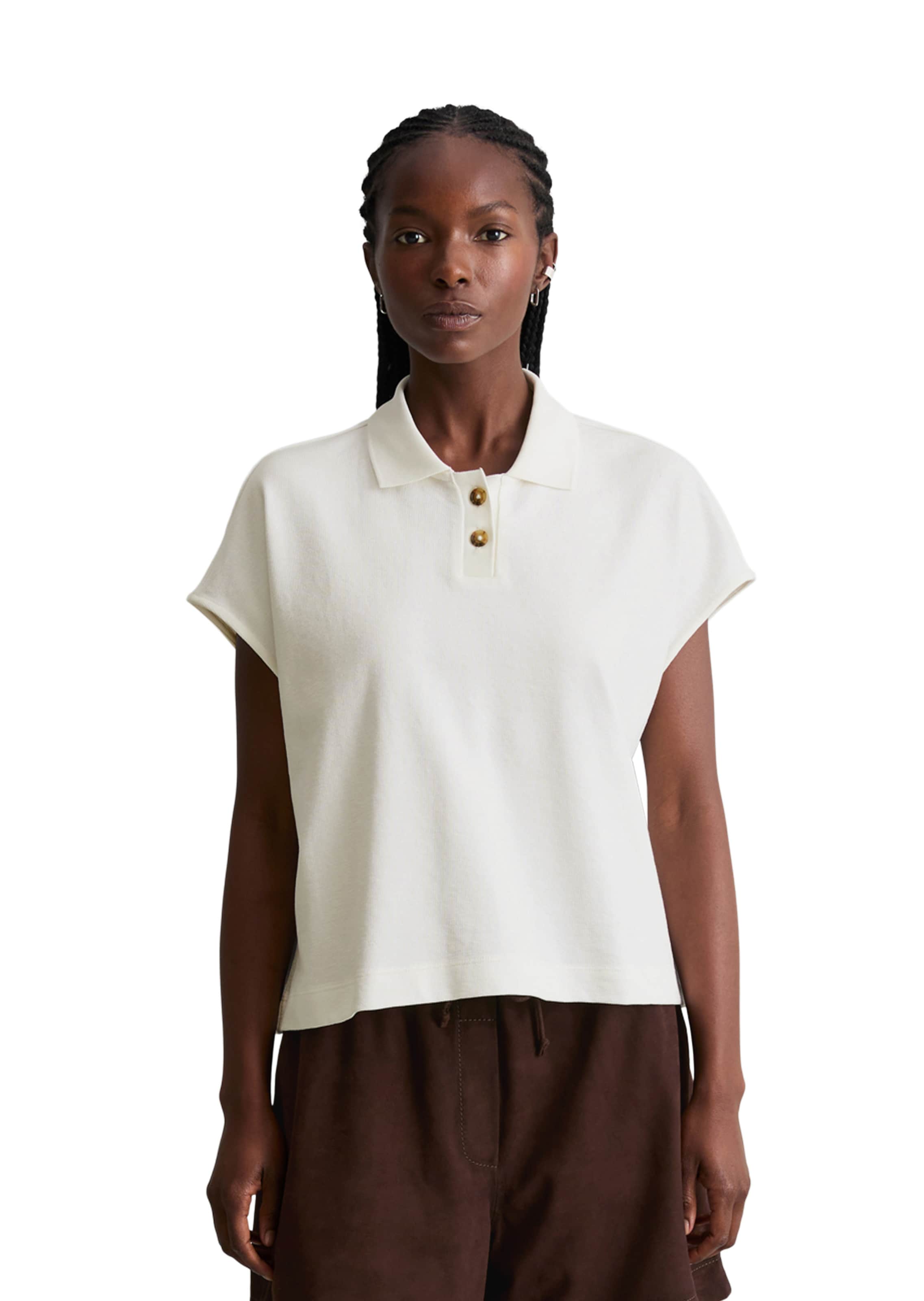 Marc O'Polo DENIM Shirt in Beige: front