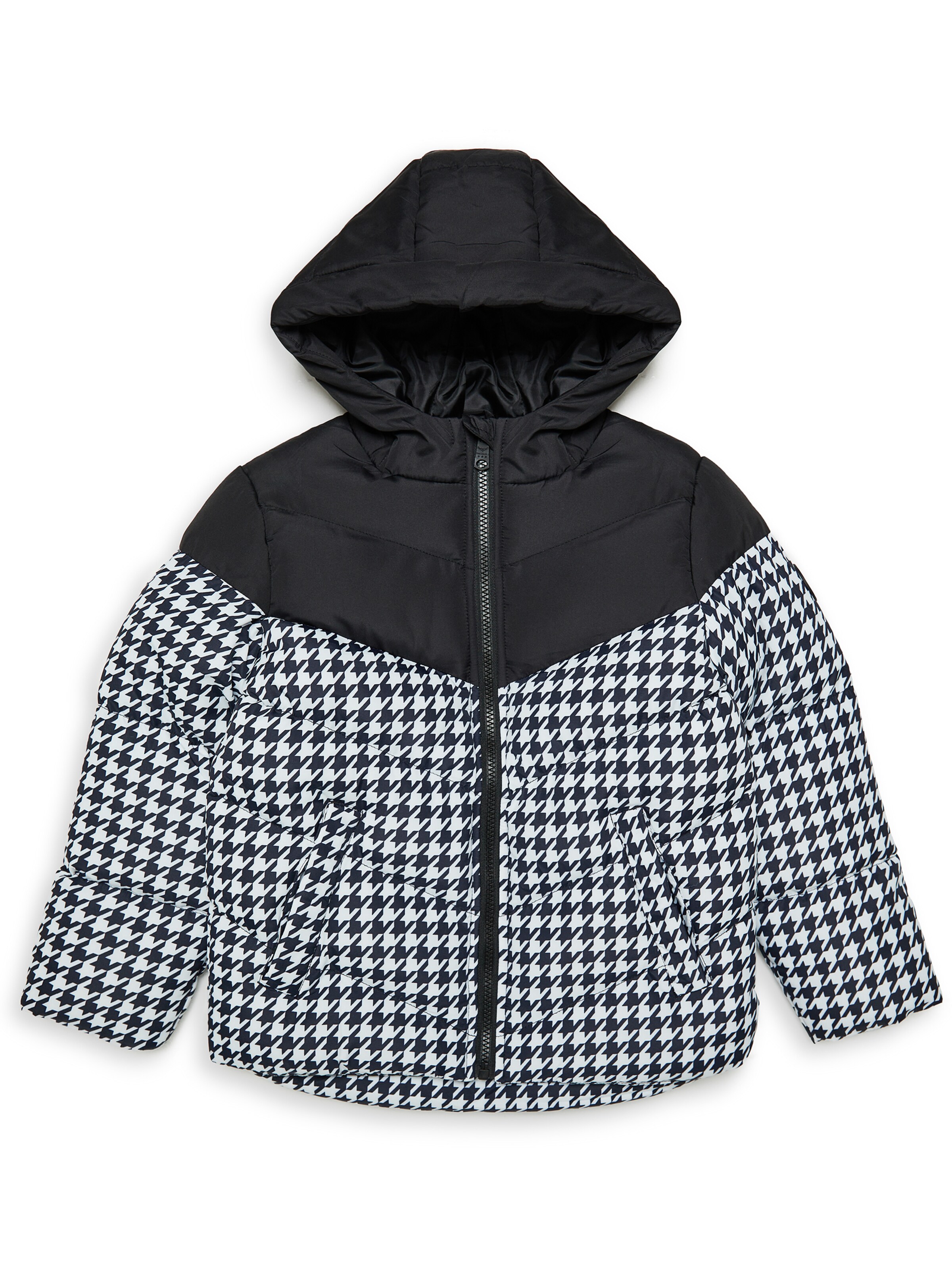 Threadgirls Winterjacke 'Rummy' in Schwarz: Vorderseite