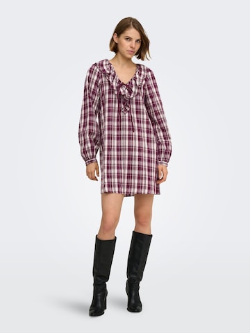 ONLY - Vestido camisero 'ONLNimu' en rojo