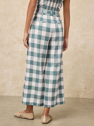 Wide Leg Pantalon Next en bleu