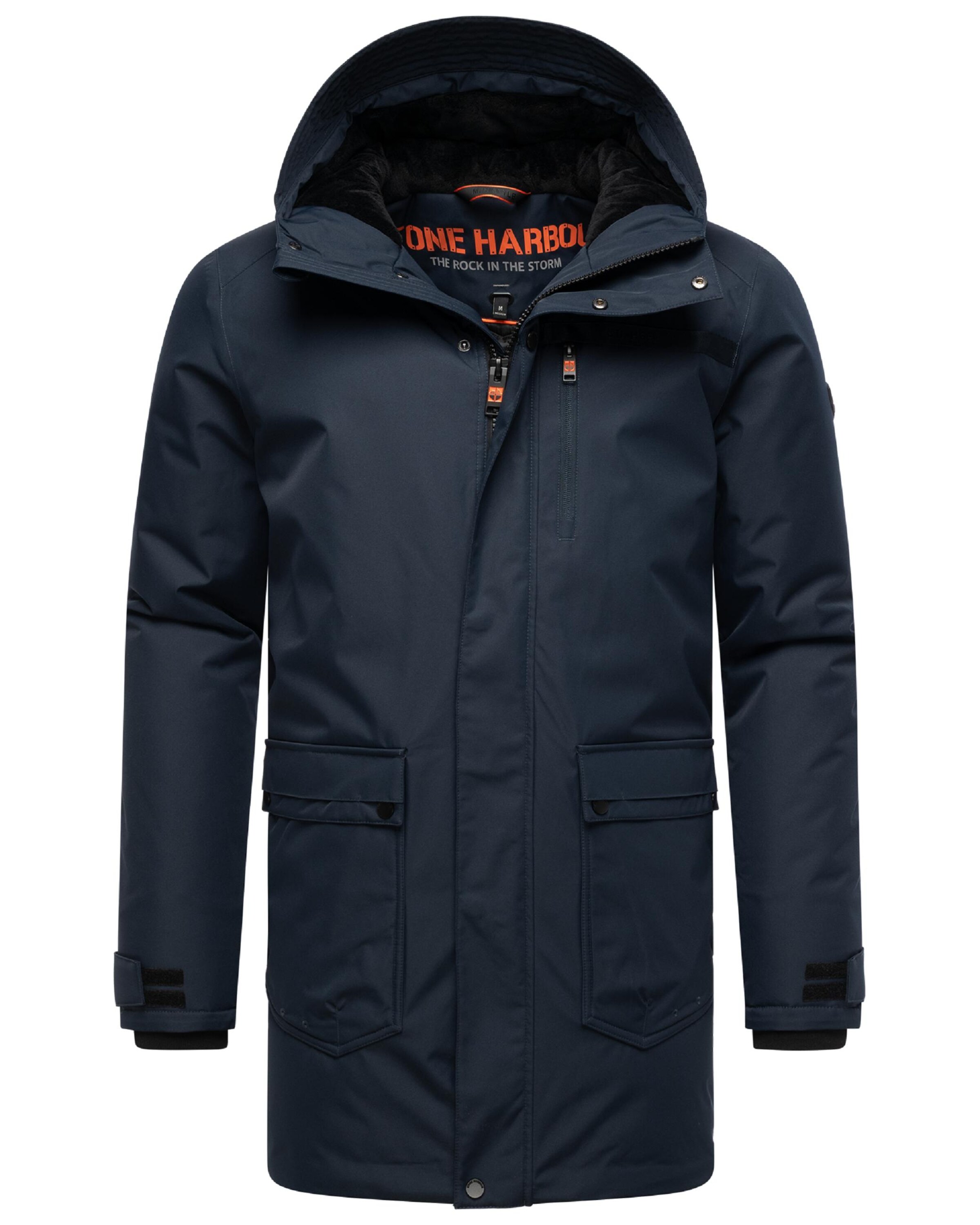 STONE HARBOUR Wintermantel 'Netaan XX' in Blau