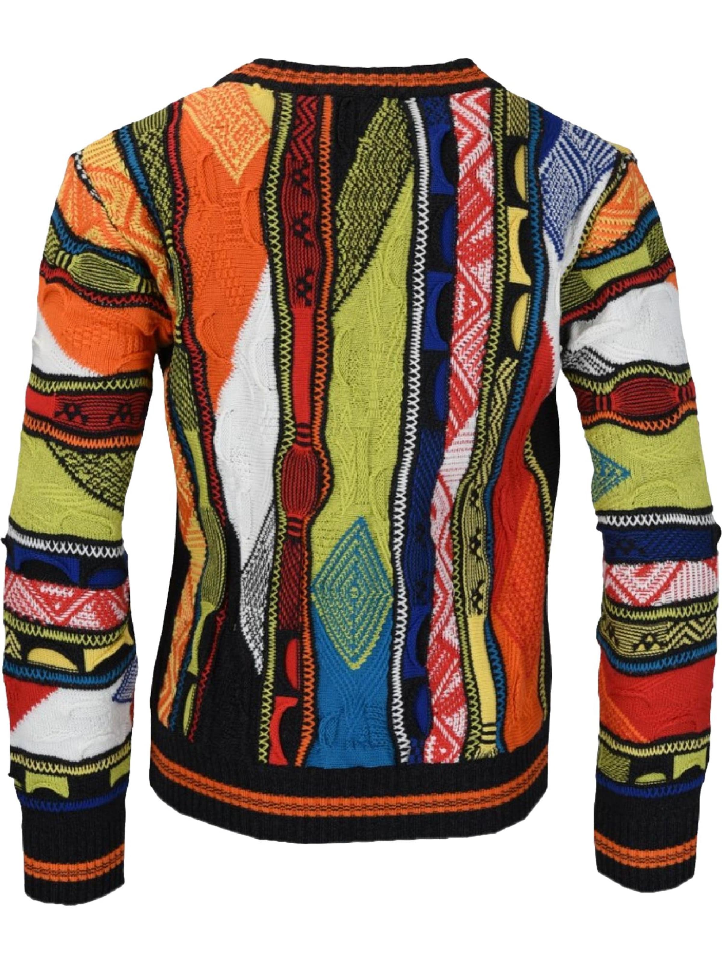 Pull-over 'Cason' Carlo Colucci en mélange de couleurs