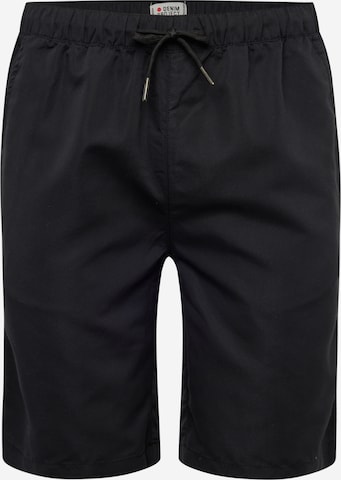 Denim Project Regular Trousers 'Resort' in Black: front