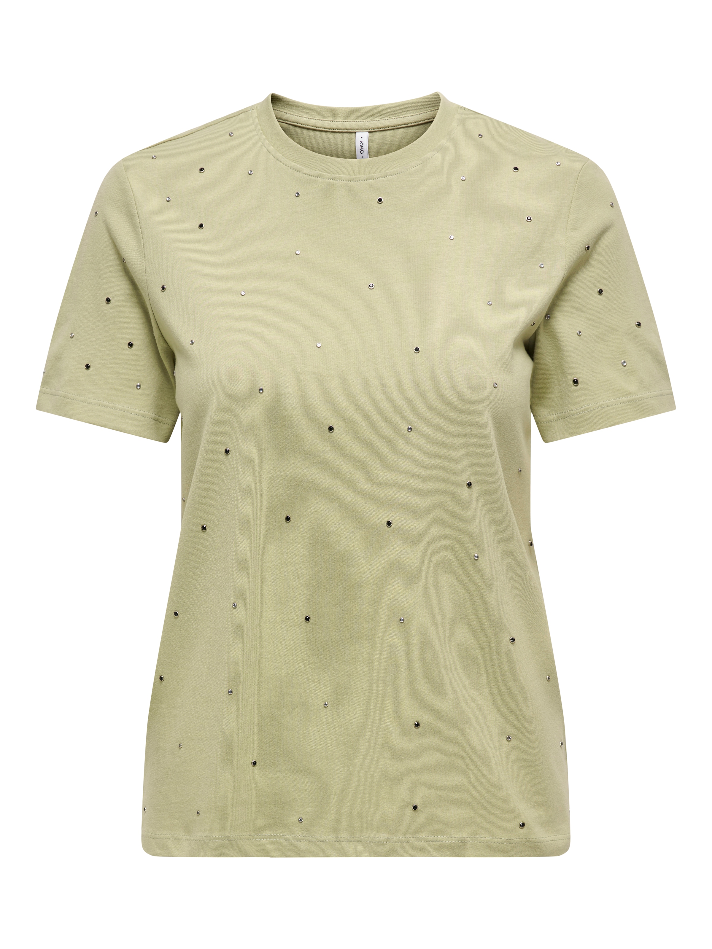 ONLY Футболка 'ONLGLOBE' в Зеленый: спереди