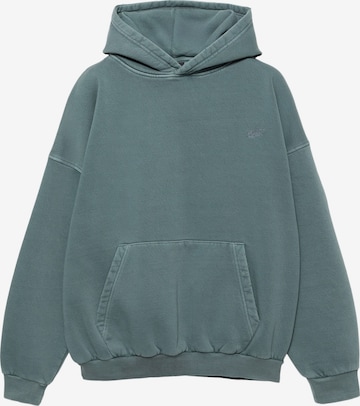 Pull&Bear Mikina 'STWD' - Zelená: predná strana