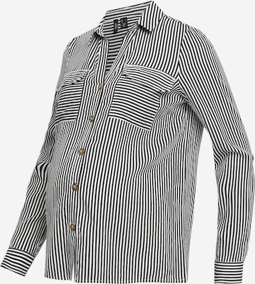 Camicia da donna 'Bumpy' di Vero Moda Maternity in grigio: frontale