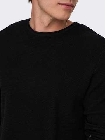 Only & Sons Pullover '22029952'‌‌‌‌ in Schwarz