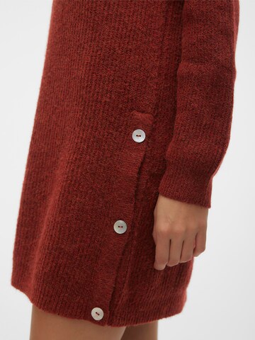 VERO MODA Knitted dress 'TINI' in Red