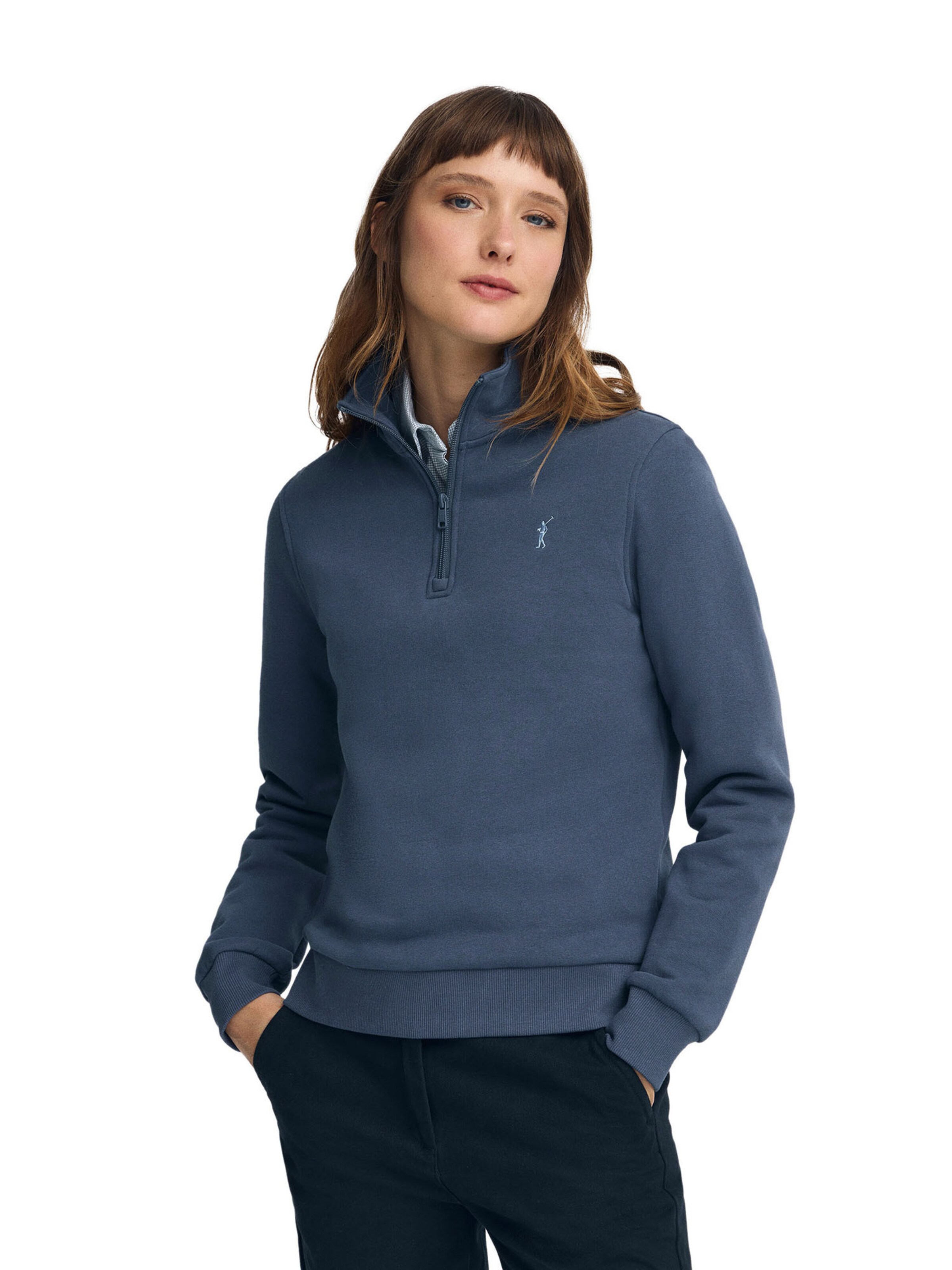 Polo Club Sweatshirt in Blue: front