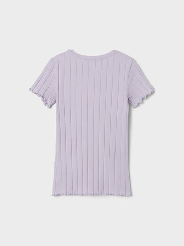 NAME IT T-shirt 'NORALINA' i lila