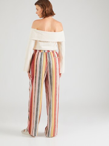 TOPSHOP Wide Leg Hose in Mischfarben