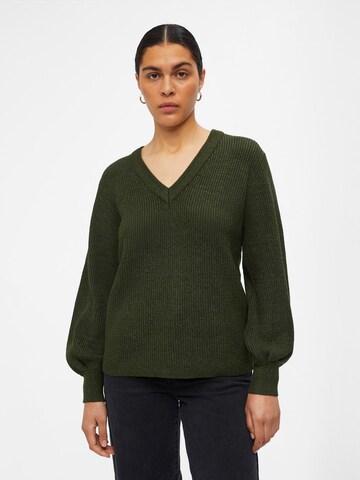 Pullover 'Malena' di OBJECT in verde: frontale