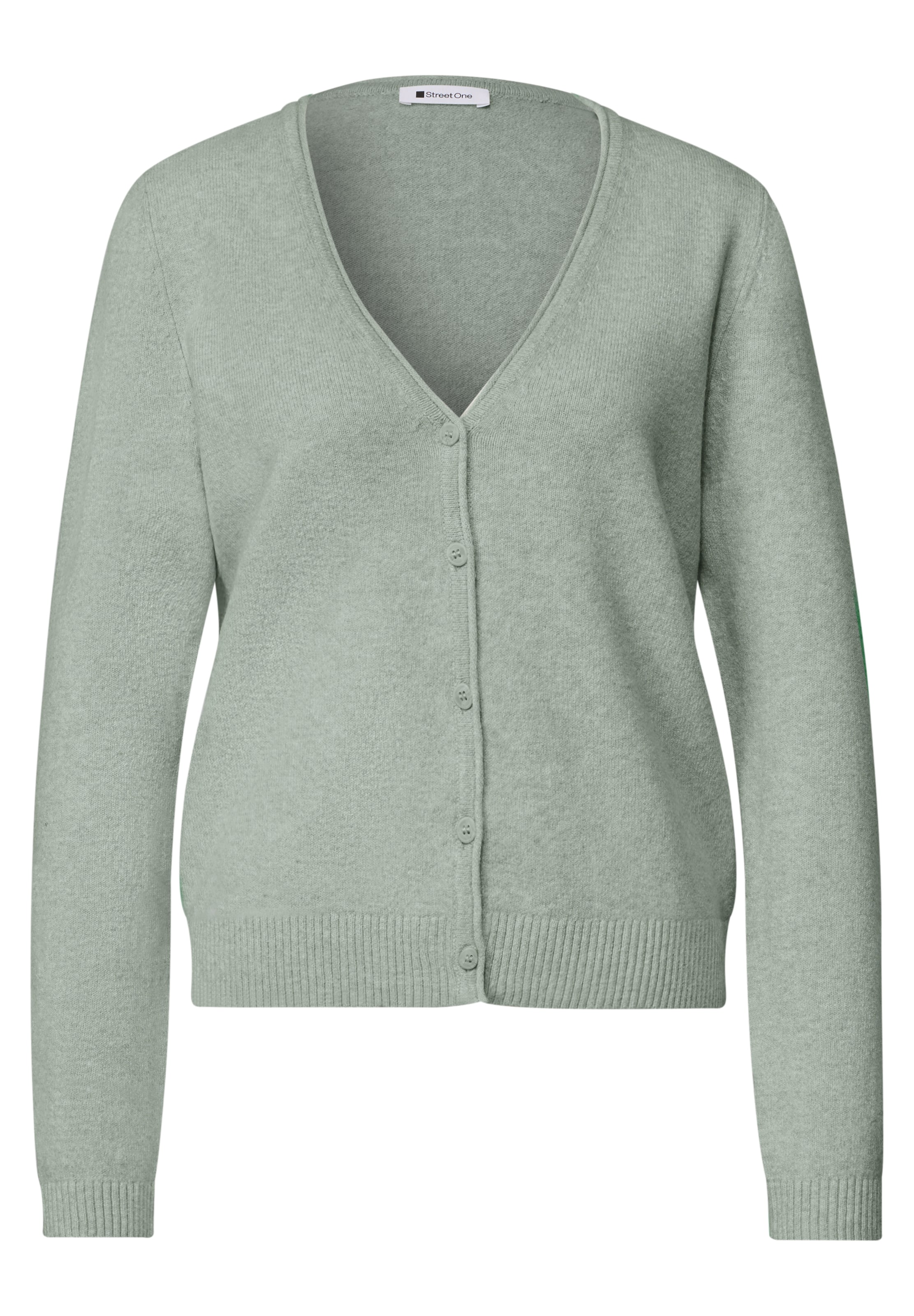 STREET ONE Strickjacke in XS in mint, Produktansicht