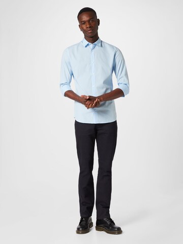 JACK & JONES Slim fit Overhemd 'JOE' in Blauw