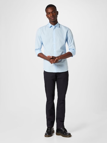 Coupe slim Chemise 'JOE' JACK & JONES en bleu