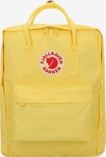 Fjällräven Rucksack 'Kånken' in gelb / rot / weiß, Produktansicht
