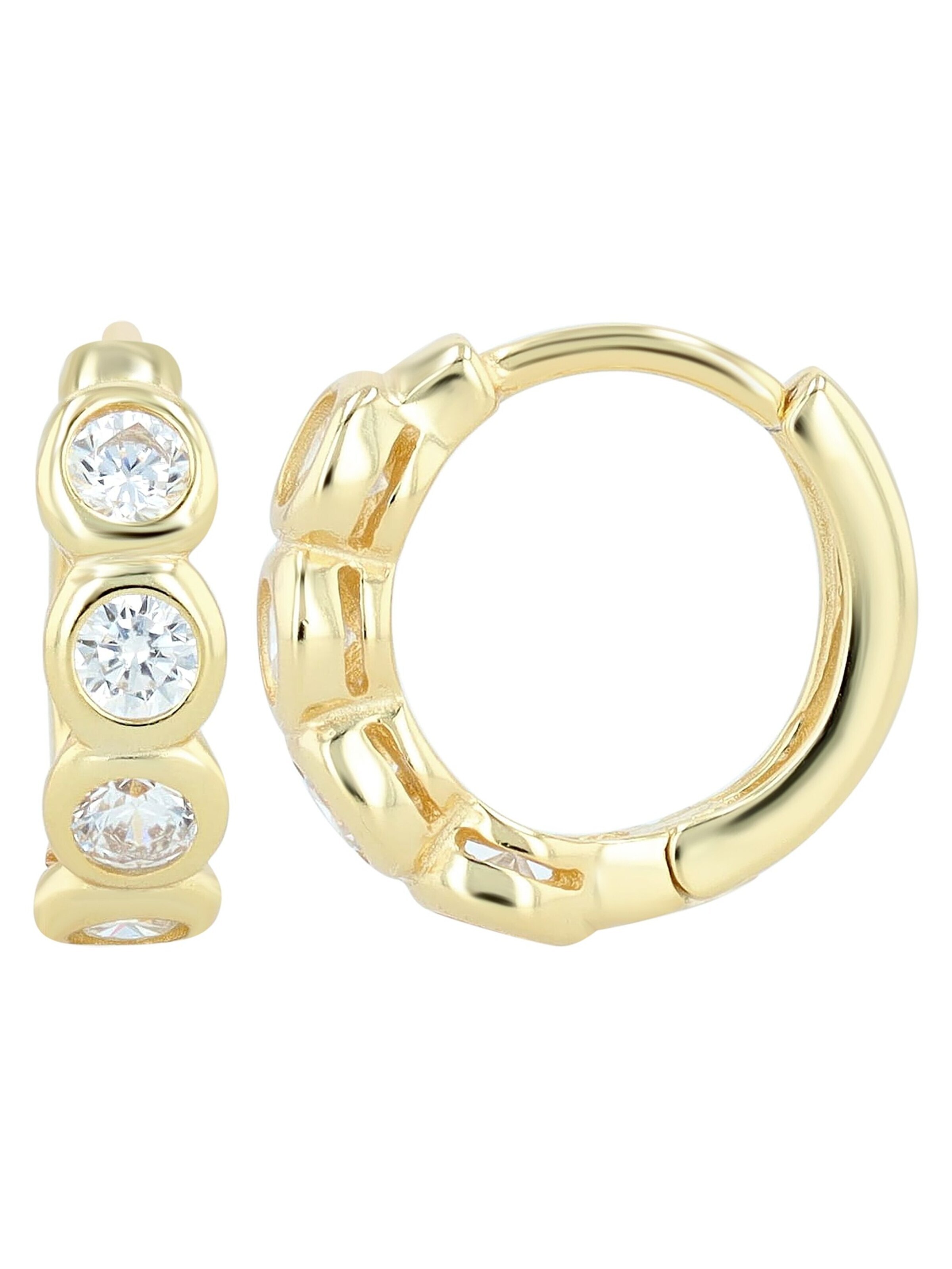 Akzent Ohrringe 'Charlyn, 925 Sterlingsilber, langlebig'‌‌‌‌‌‌ in Gold