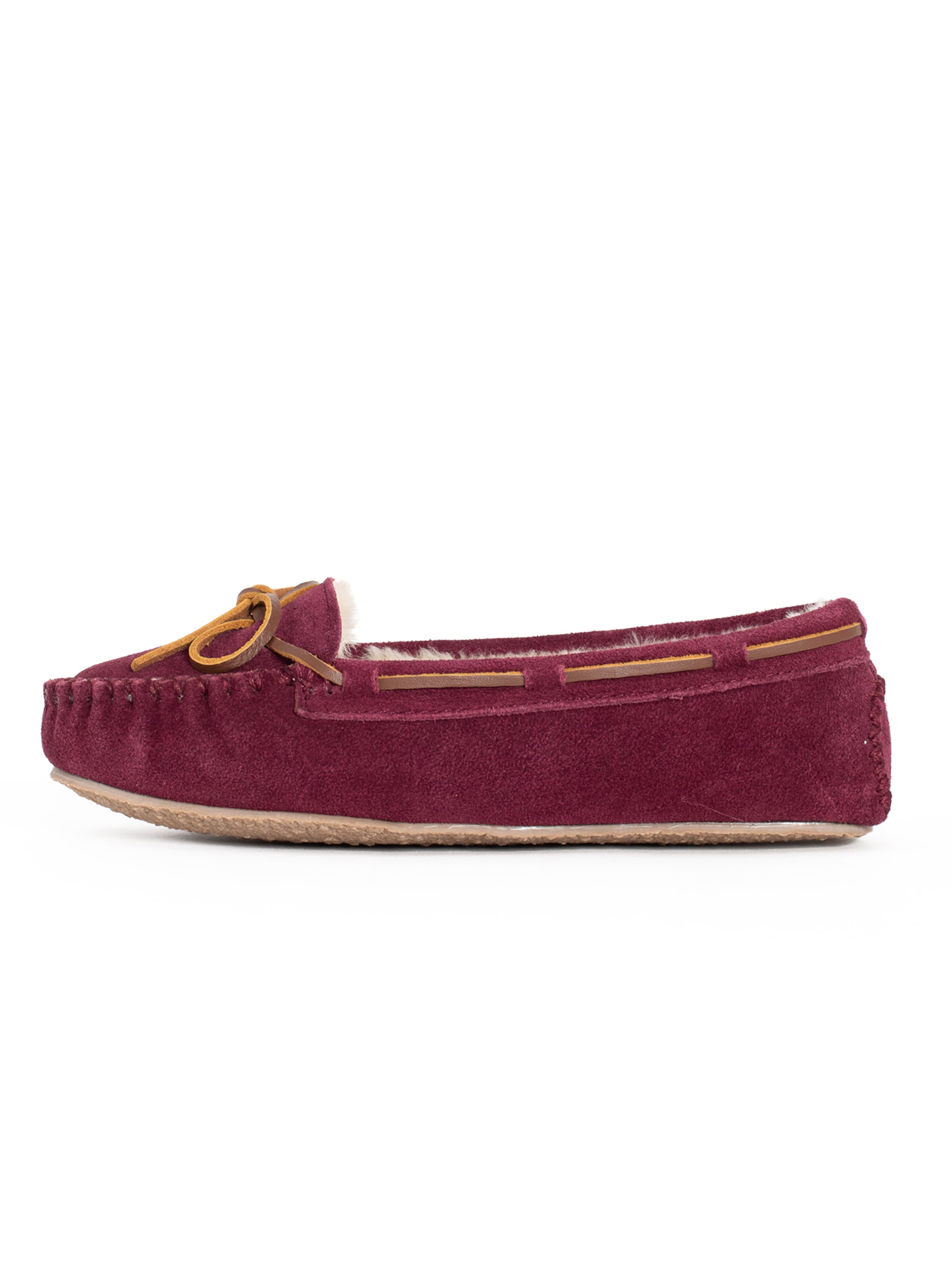 Minnetonka Slipper 'Cally' in Red: front