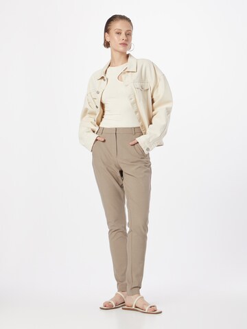 FIVEUNITS Slim fit Trousers 'Angelie' in Beige