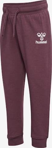 Effilé Pantalon Hummel en violet