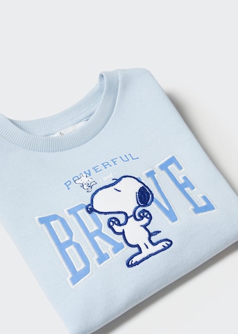 Bluză de molton 'Braveb' de la MANGO KIDS pe albastru