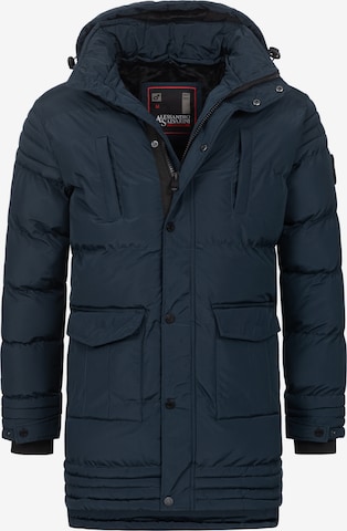 Alessandro Salvarini Winter jacket in Blue: front