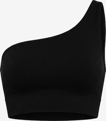 Aim'n - Bustier Sujetador deportivo en negro: frente