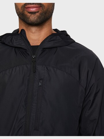 Threadbare Between-Season Jacket 'Beckham' in Black