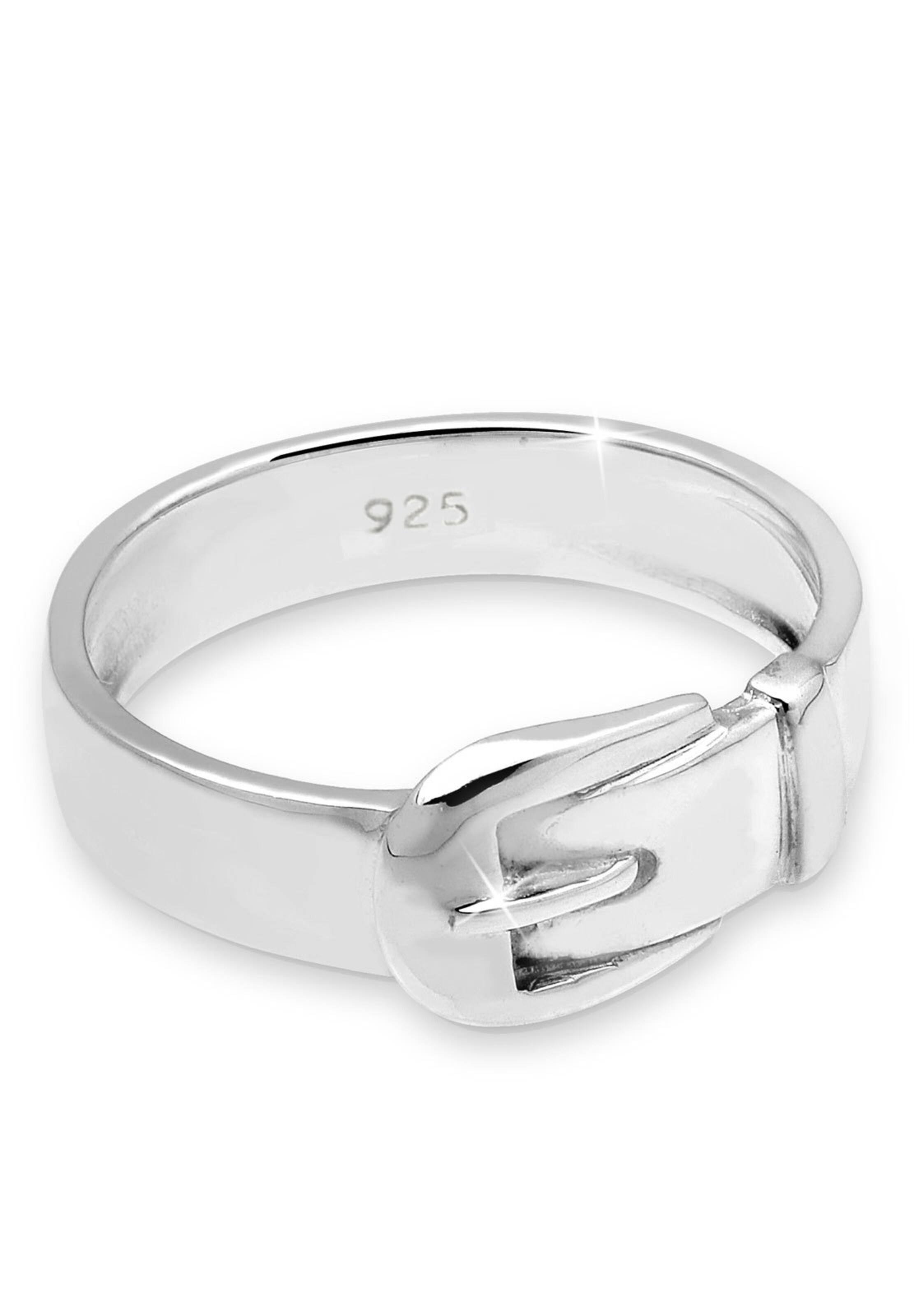 ELLI Ring 'Gürtel' in Silber: Vorderseite