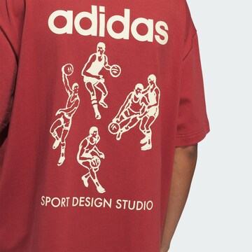 T-Shirt 'Sport Design Studio Players' ADIDAS ORIGINALS en rouge