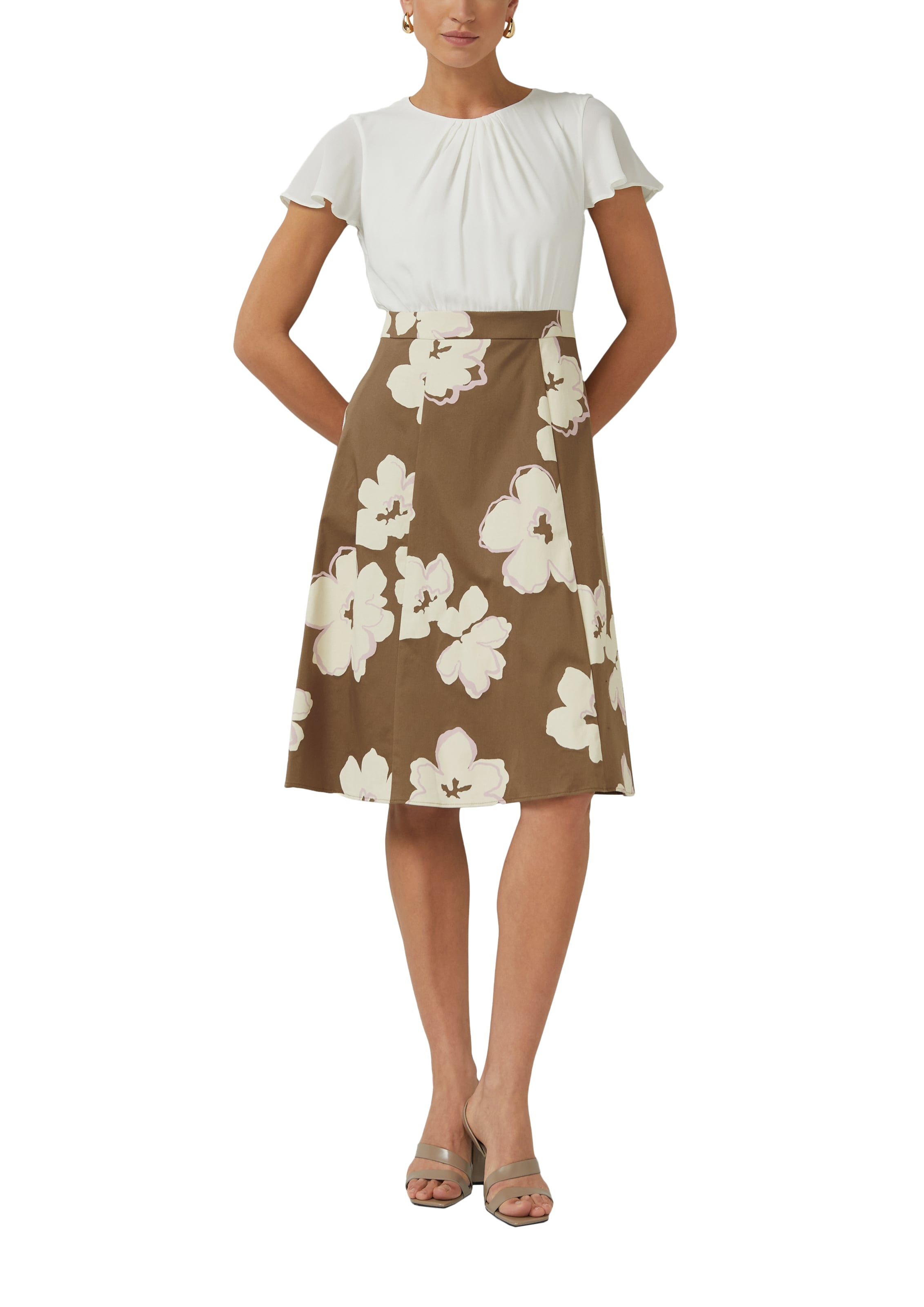 s.Oliver BLACK LABEL Šaty – hnědá