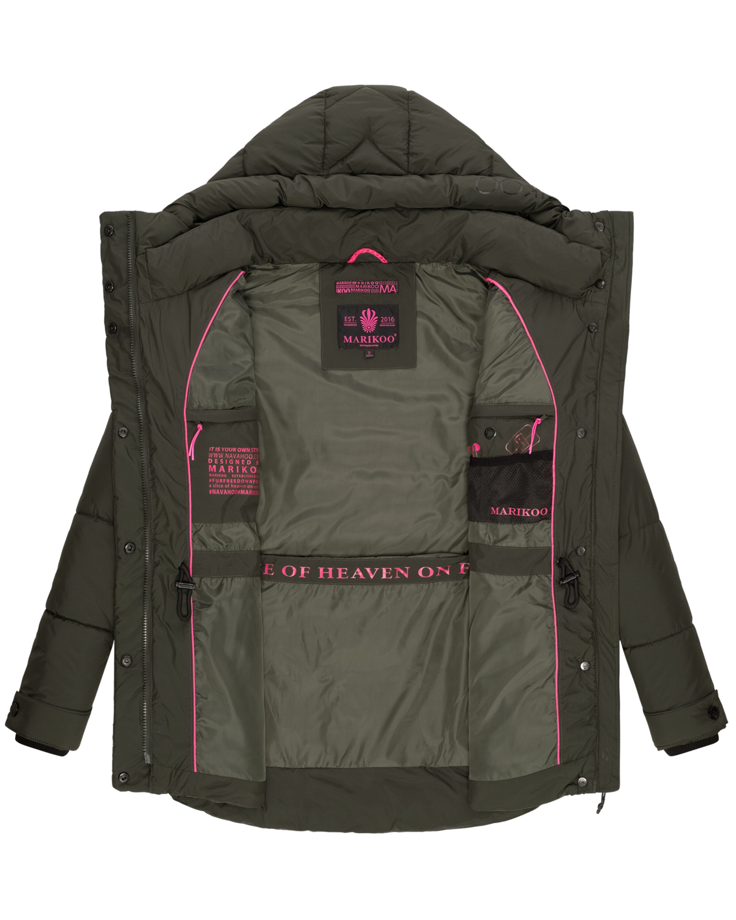 Giacca funzionale 'Akumaa' di MARIKOO in verde